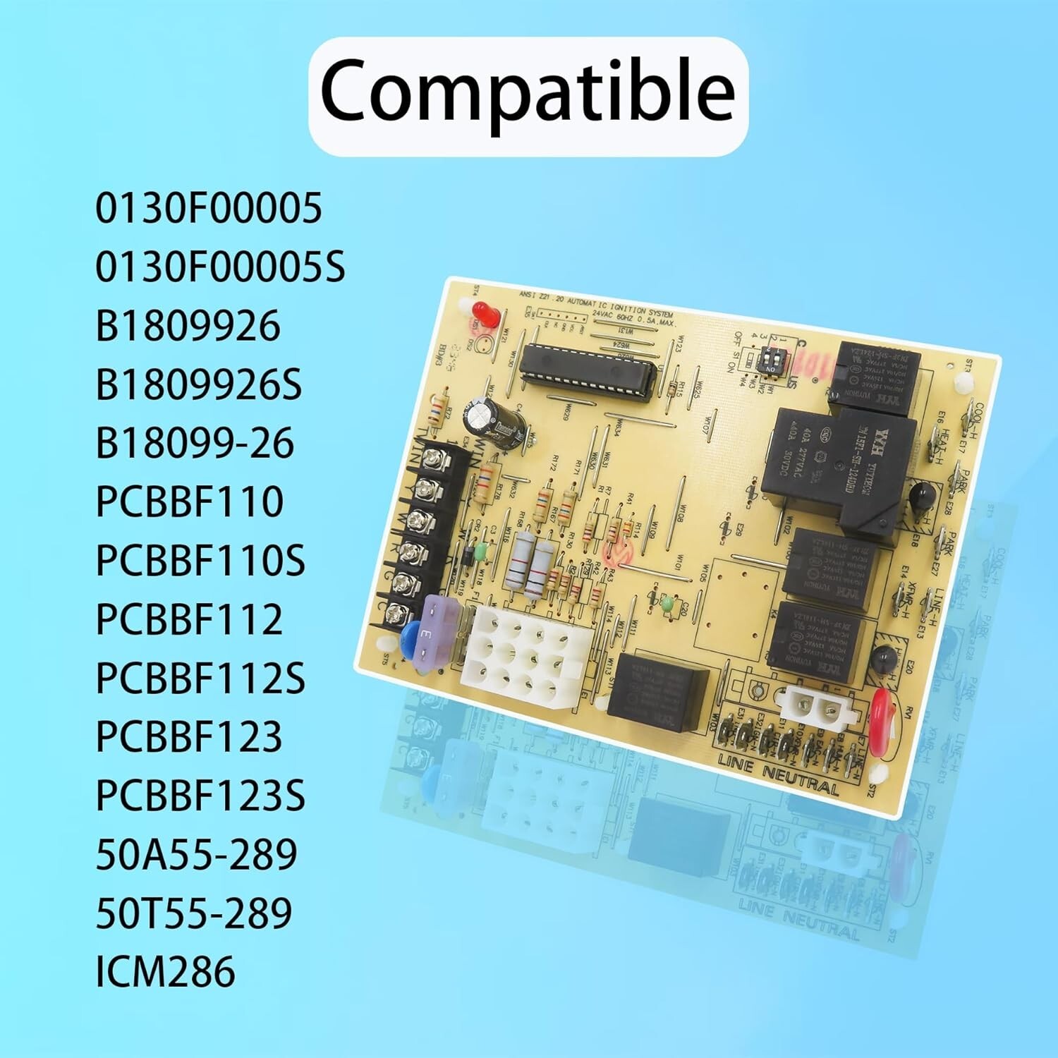 Furnace Control Board ,Replacement for Amana/Goodman Furnace Control Circuit ...