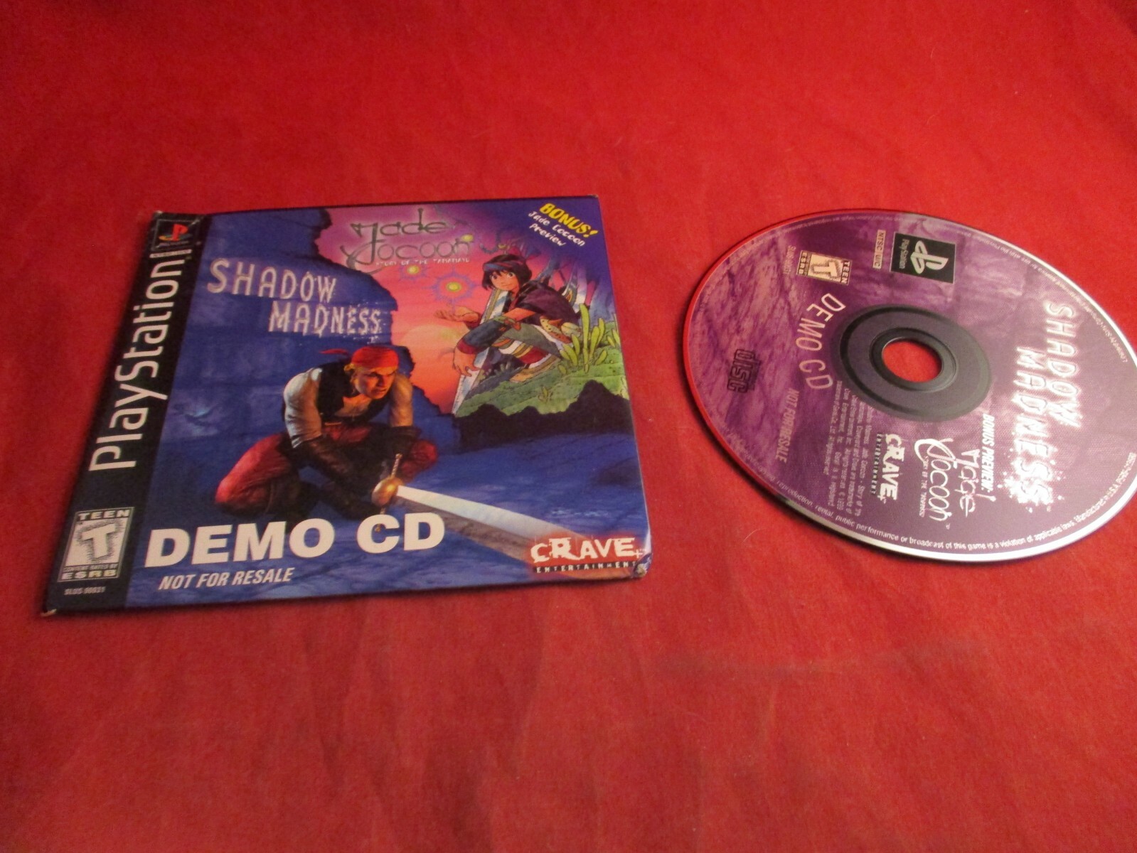 Shadow Ps1 Shadow Madness (& Jade Cocoon Preview) Playstation 1 PS1 Promotional ...