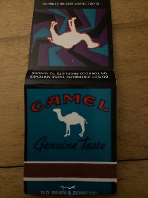 MAN CAMPFIRE CAMEL LIGHTS CIGARETTES Vintage 1980's 8" X 10.75" Magazine Ad M138 Australia
