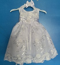 Baptism or Christening Dress for girl/Vestido para Bautizo de nina size M