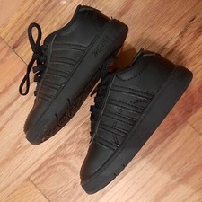 K-Swiss Black Leather Sneakers - Infant Size 6