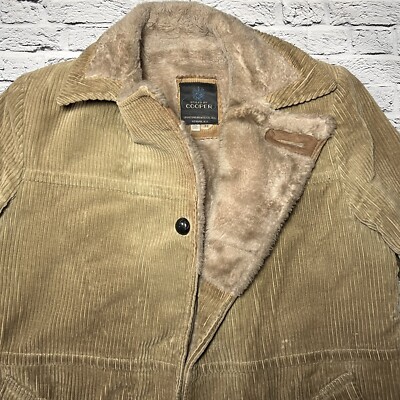 Vintage Cooper Sportswear Green Corduroy Jacket Coat Men's 38