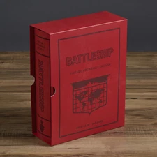 Battleship Vintage Bookshelf Edition by WS Game Company Deluxe Strategy Game New