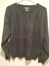 Vintage Clothing Sweater - Jantzen - Medium M - Black / Blue