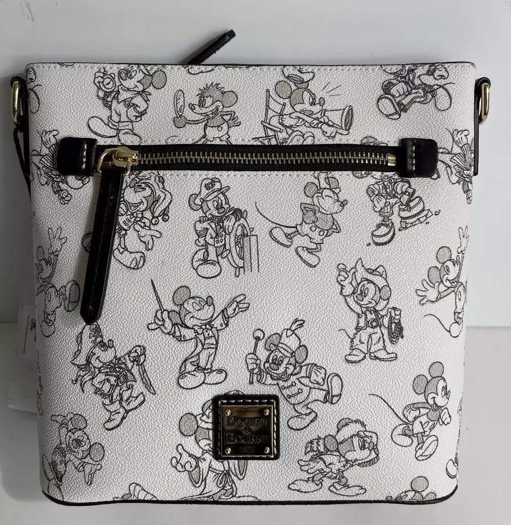 Dooney & Bourke Mickey Mouse Sketch Art Crossbody Bag