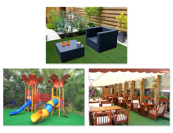 Césped Sintético 7 Mm Rollo 2 X 2 M Con 4 Estacas Césped Verde Falso Jardín - Imagen 4 de 4