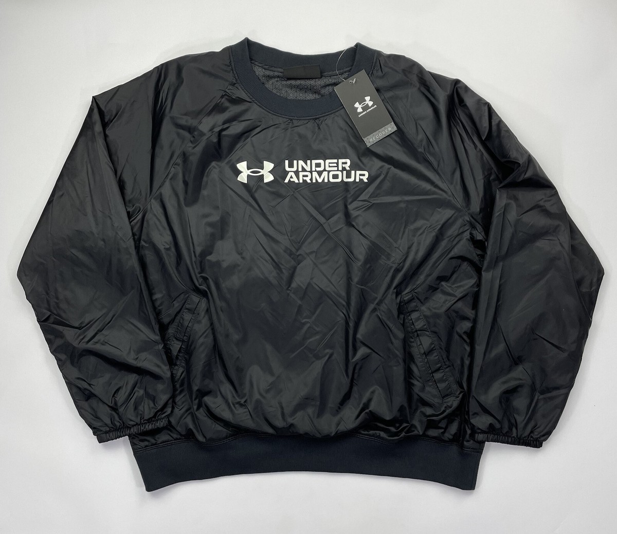 Under Armour UA Recover Womens M Celliant Woven Shine Crew