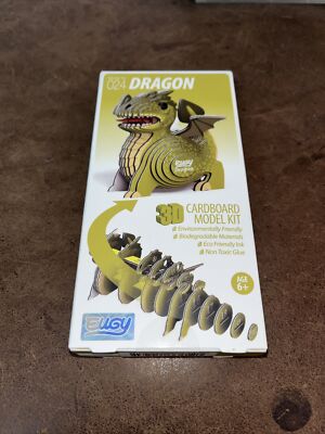 EUGY Dodoland 024 Dragon Eco-Friendly 3D Cardboard Model Kit Puzzle