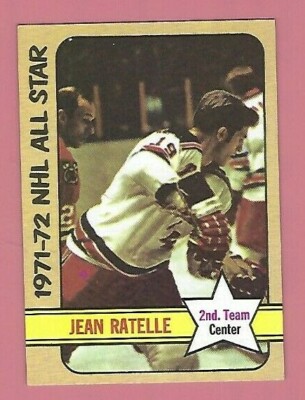 1972-73 TOPPS JEAN RATELLE HOCKEY CARD #130 | eBay
