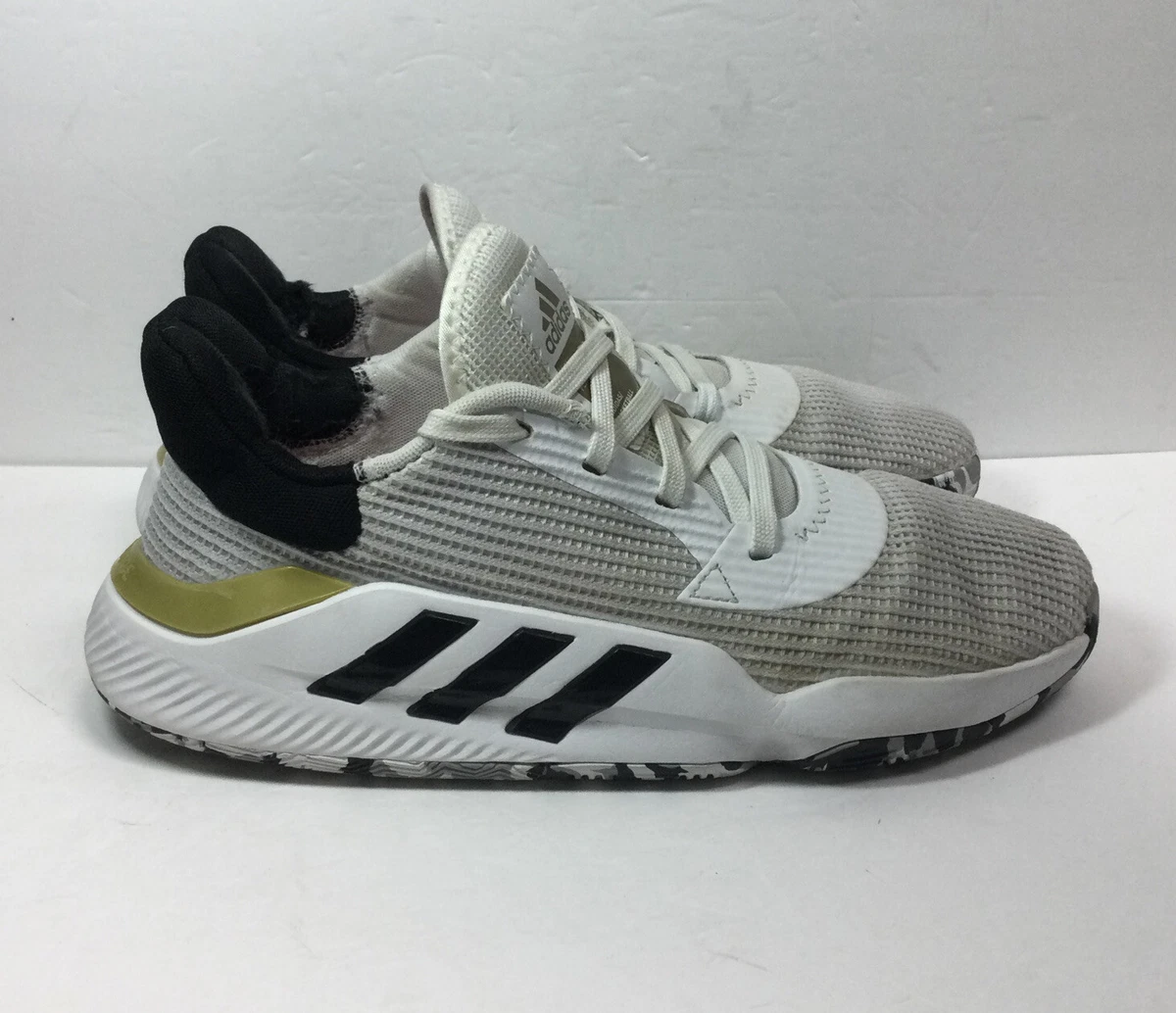  adidas Pro Bounce 2019 Black/White/Grey Basketball Shoes  (F97282) | Basketball