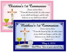 12 FIRST 1st HOLY COMMUNION MAGNETS FAVORS ~ Eucharist