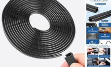 20Ft 6.1m Car Door Edge Guards, U-Shaped Black Car Door Protector,