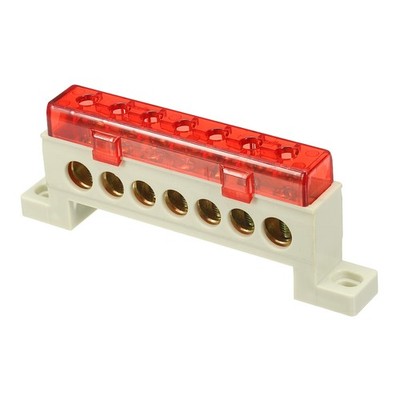 Für Electrical 7-fach Anschlussklemme, 9x14mm Erdungsblock, rot