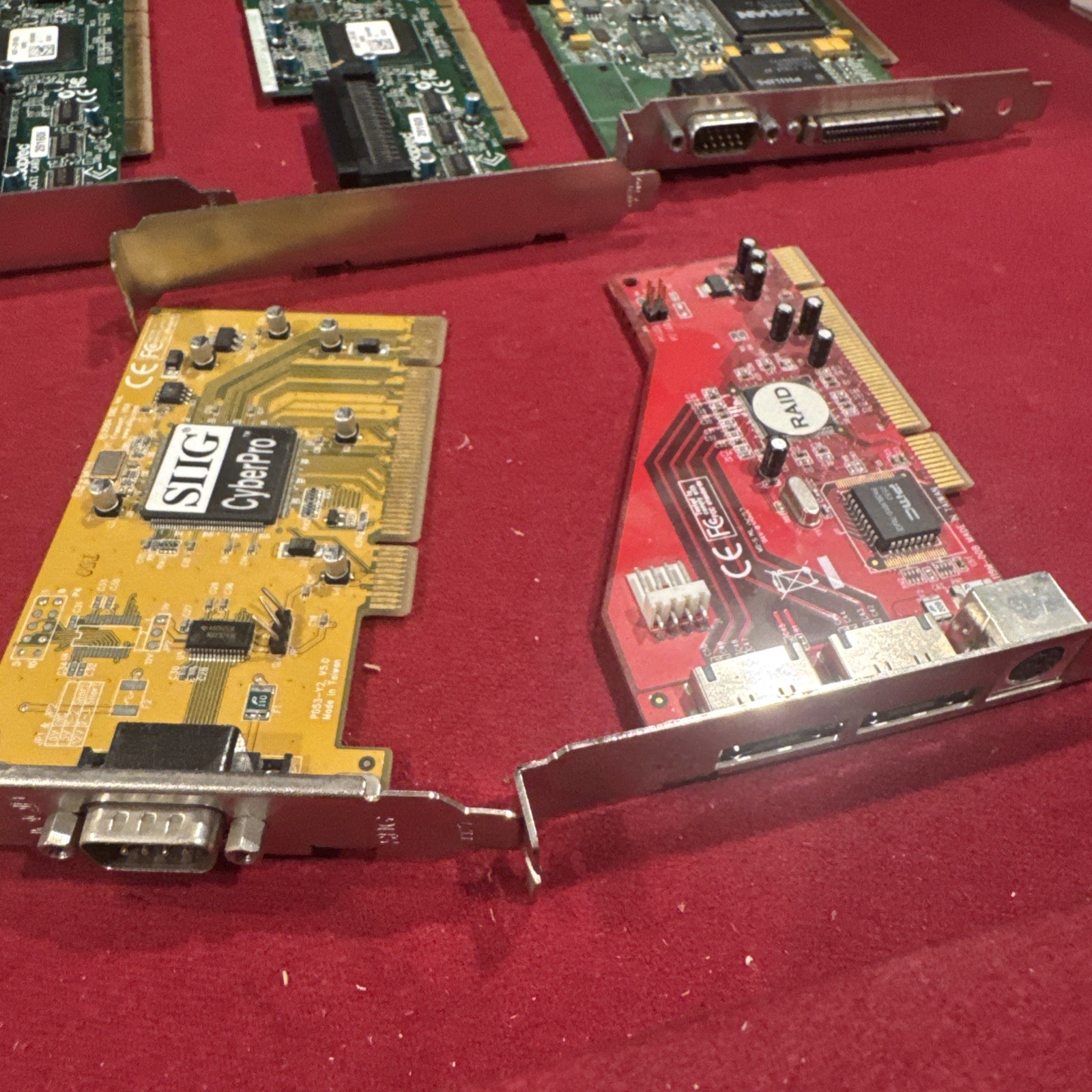 LOT OF 17 PCI PARALLEL SERIAL SCSI IO CARDS And More