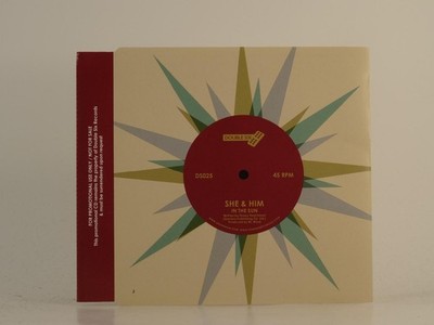 SHE & HIM IN THE SUN (H1) 1 Track Promo CD Single including Picture Sleeve DOMIN