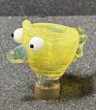 Water Pipe Color Changing Glass Bird Brain Bong Bowl 14mm 🇺🇸Made In USA
