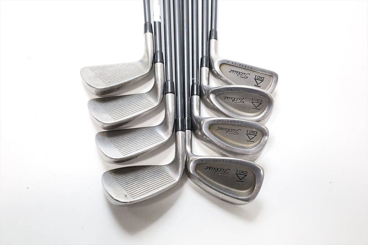 Titleist Dci Oversize + Iron Set 4-Pw, Sw Stiff Titleist Select