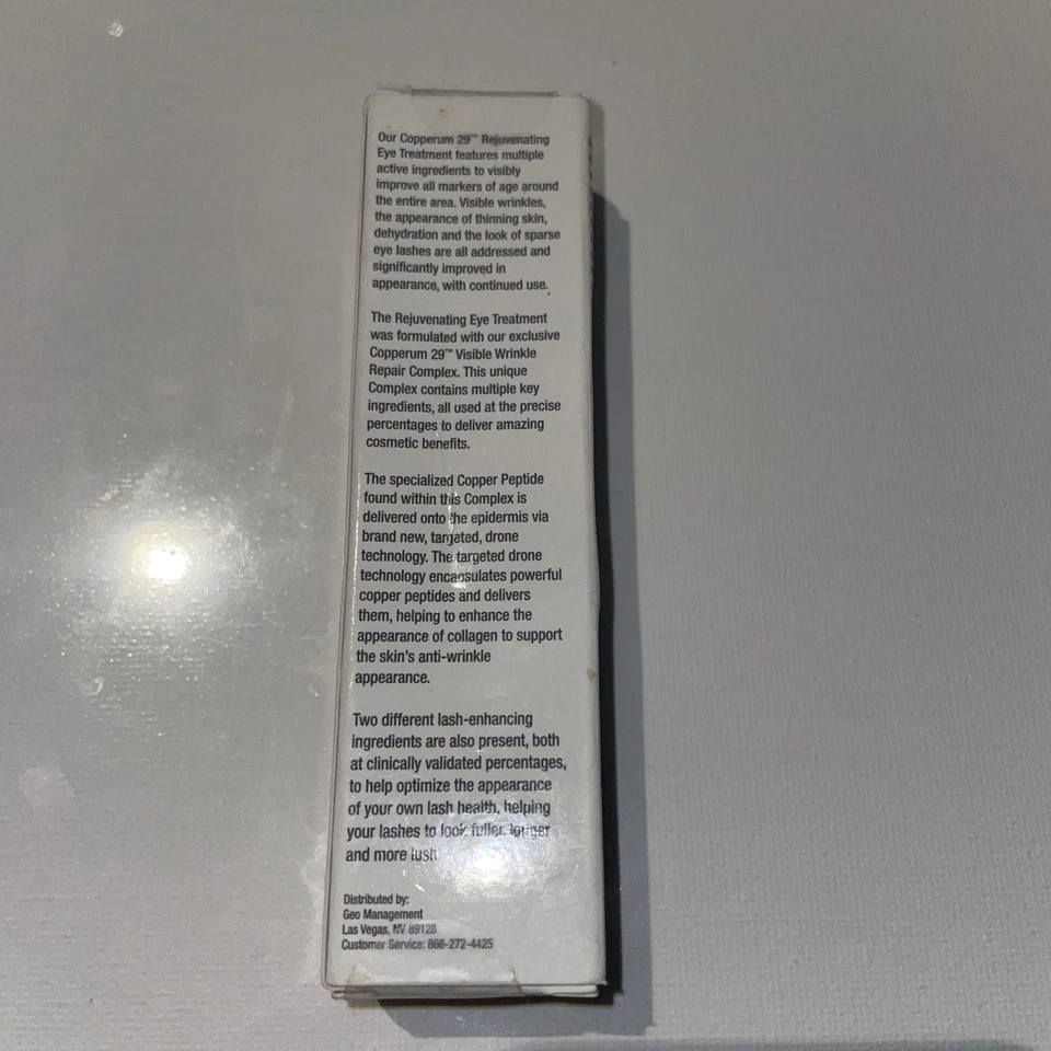 Consult Beaute Copperum 29 rejuvenating Eye Treatment .5oz Brand New In Box - Image 2 of 2