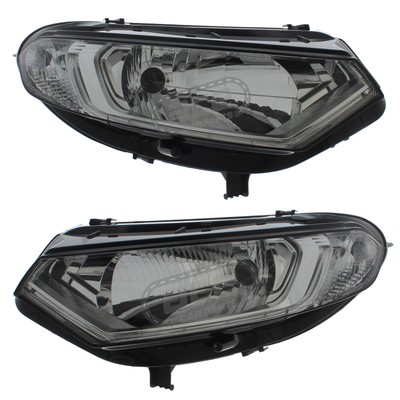 Ford Ecosport 2013-2018 Headlights Headlamps & LED DRLs Pair Drivers & Passenger