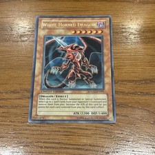 White-Horned Dragon GXNG-EN001 Ultra Rare Limited Edition Near Mint Yugioh