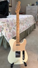 Squier Affinity Telecaster Arctic White 2011 guardabarros silencioso camioneta actualización
