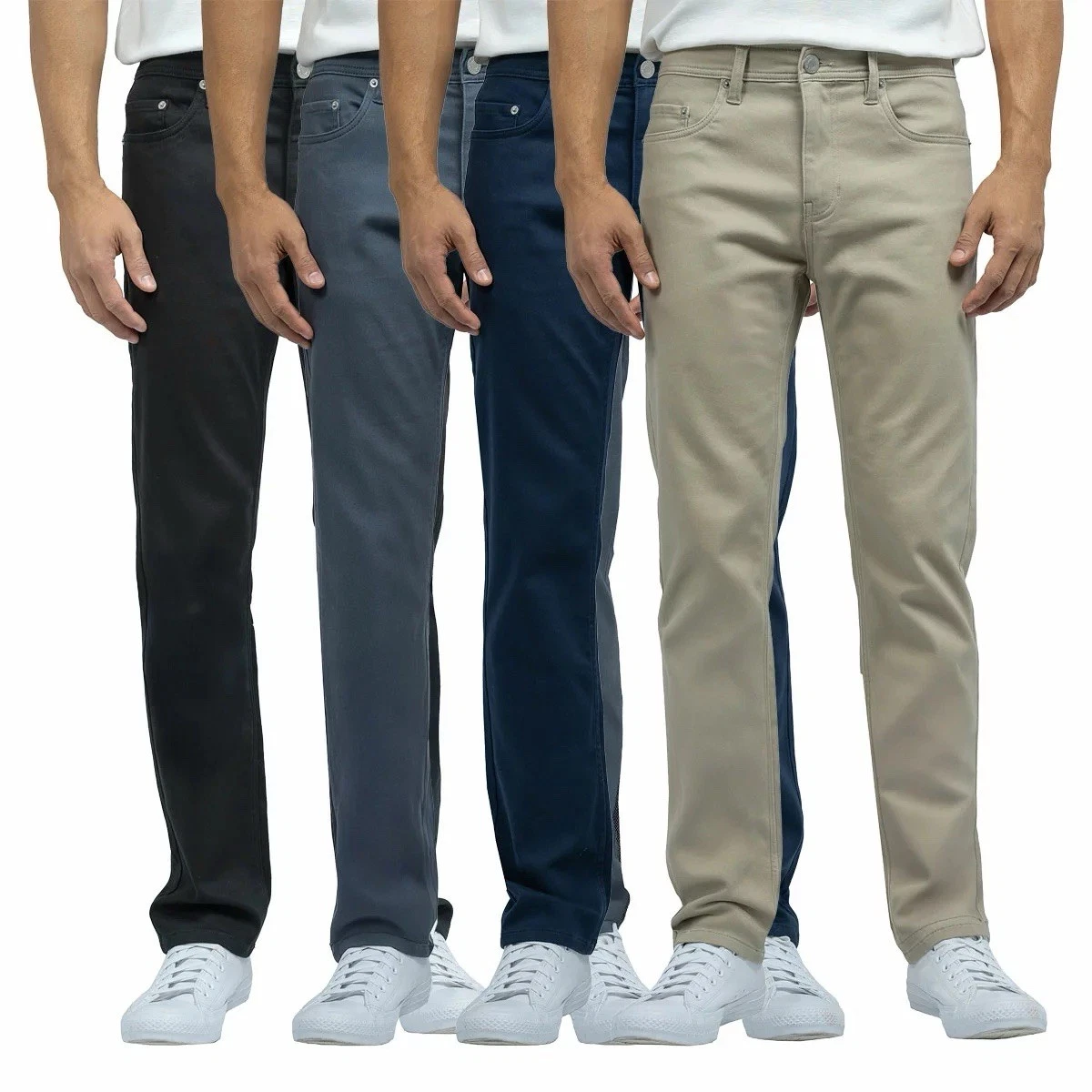 Jachs Men's Summer Commuter 5 Pocket Pant Available In 4Colours &In 32-40” Sizes