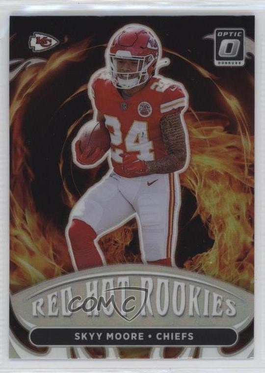 2022 Panini Donruss Optic Red Hot Rookies Holo Prizm Skyy Moore #RHR-8 RC 0wx2