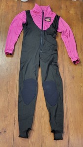 VTG Aeroskin California Womens Small Scuba Suit Pink Polyolefin Stirrups Pad