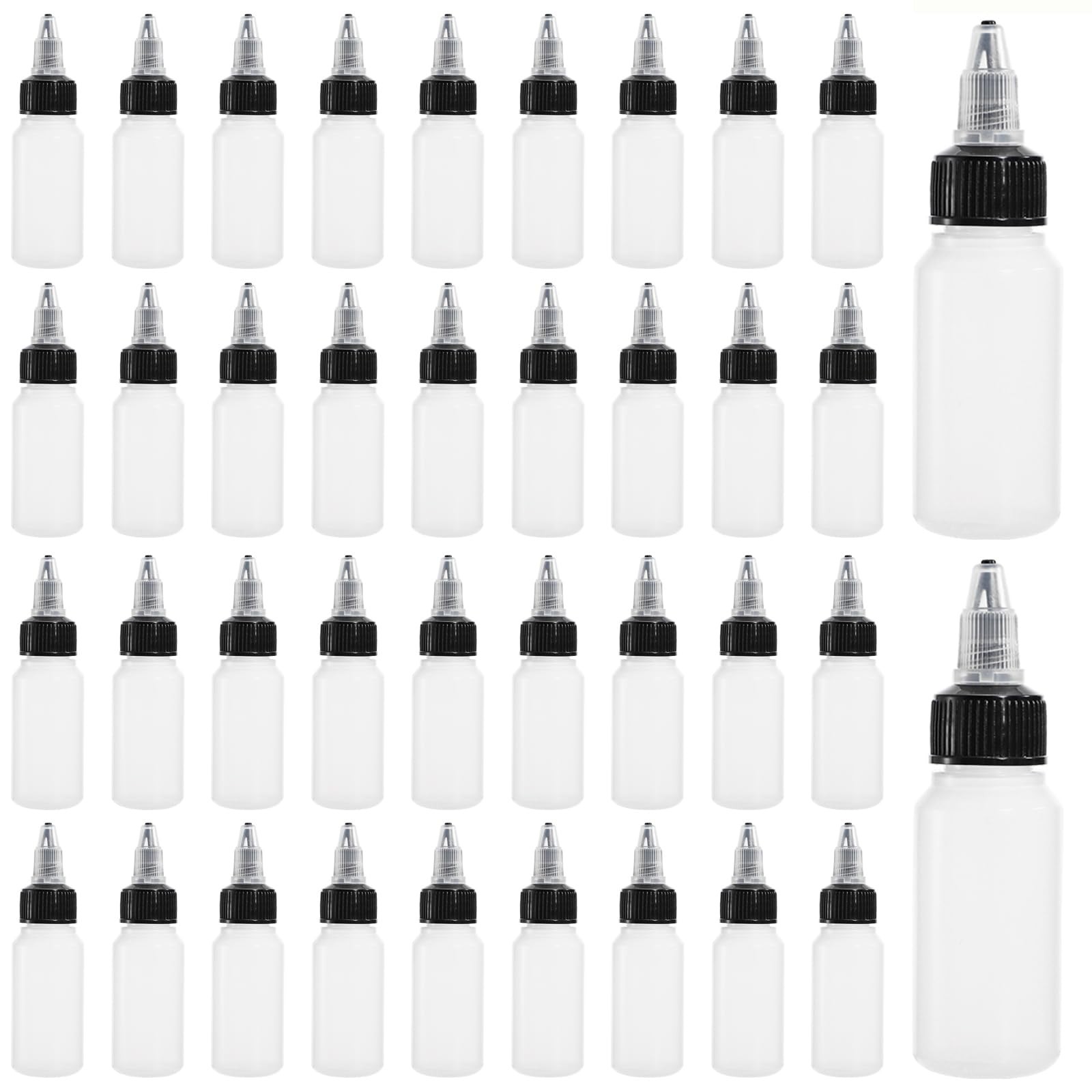 Boston Round Hdpe Plastic With Twist Top Cap