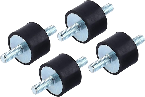 4 StüCk M4 15 X 10 Isolator Anti-Vibrations-DäMpfer Aus Gummi, DäMmpferhalterung-image