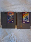 Mega Man 3 & Mega Man 4 (NES) Authentic Capcom Duo - Tested & Working - Clean