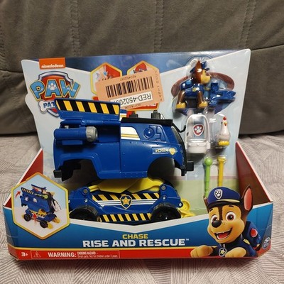 Nickelodeon Paw Patrol Chase Rise And Rescue Transforming Vehicle New In Box