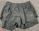 Adidas M10 Dual Shorts Womens Medium Running Jogging Fitness Black Gym