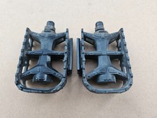 Vintage Old School MKS G-8000 Platform Pedals Mountain Bike BMX 9/16" low miles