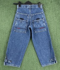 VTG 90  s Lee Pipes 6 Pocket Design Baggy Skater Denim Jeans Boys Size 7