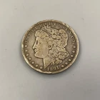 1891 CC Carson City Morgan Silver $1 rim hits/bent  L24720