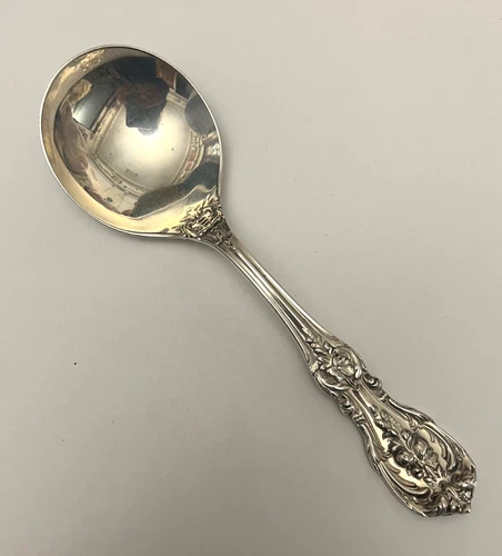 Reed & Barton Francis I Sterling Silver 6" Cream Soup Spoon New Mark No Monogram
