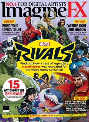 IMAGINE FX UK NO.1 FOR DIGITAL ARTIST MAGAZINE#252 JUNE 2025 | MARVEL | RIVALS