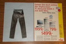 Seltene Werbung VOBIS HIGHSCREEN XI ALLROUND 550k II Personal Computer 1999