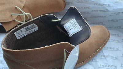 Herren Stiefeletten 42 Leder, Marke Roamers, Farbe Sand, neu