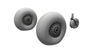 Lancaster Mk.I/Iii Mainwheels And Tailwheel W/Leg / 1:48 - Cmk 4450