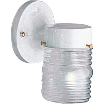 Progress Lighting P5602 Signature 1 Light 7'' Tall Outdoor Wall - White