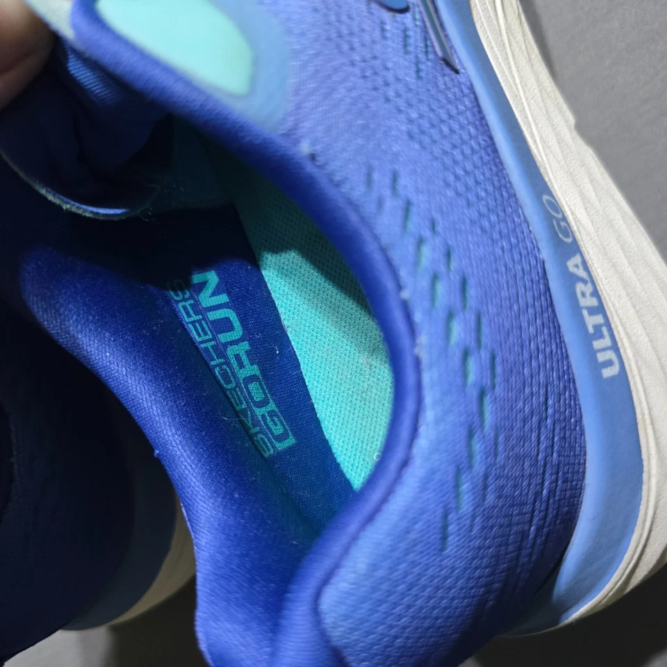 Zapatilla deportiva para mujer Skechers Max Cushioning Elite-Limitless talla 5 azul verde Foto 4 de 4