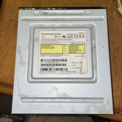 Toshiba Samsung DVD Writer Model TS-H653 Internal SATA Drive Tested and Working