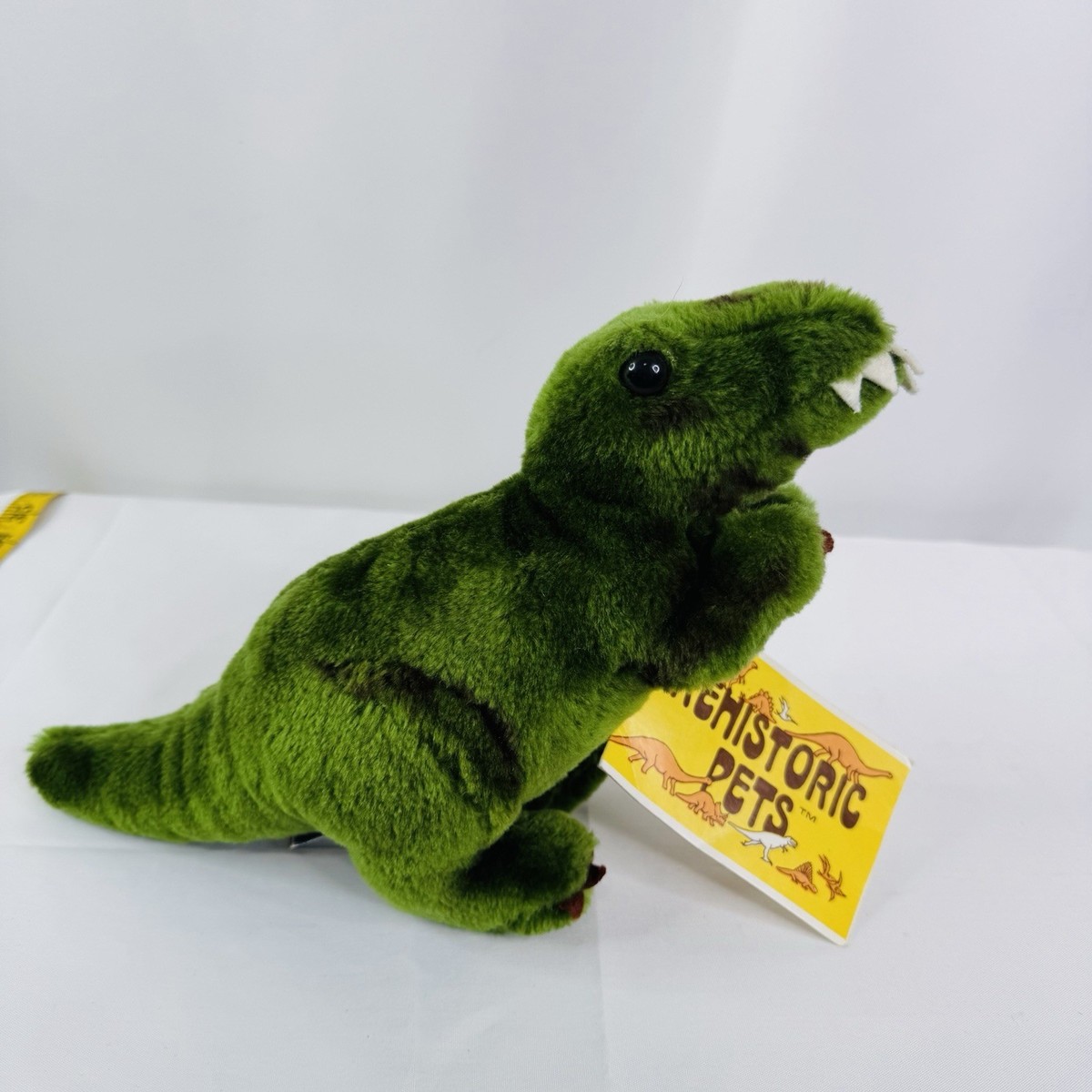 【デッドストック】バンダイ プレイディア BANDAI playdia 緑 1980 Dakin Green Tyrannosaurus Dinosaur Prehistoric Pets Plush T