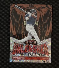Rafael Devers 2022 Donruss Silver Unleashed 21/349 Boston Red Sox