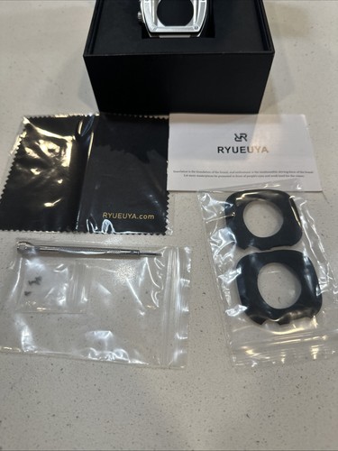 Ryueuya 44/45mm Luxus Designer Edelstahl Uhrenarmband für Apple Watch *NEU* - Bild 9 von 9