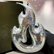Unique handcrafted, flame shaped, disco ball