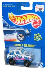 Hot Wheels New Paint Style (1991) White Street Roader Car Toy #252 - (Corner Wea