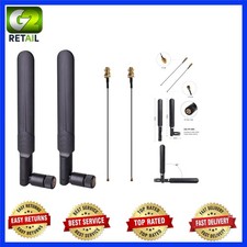 Upgrade Your Network: 2x 8dBi WiFi Antennas  Pigtail Cables for Stronger Signal